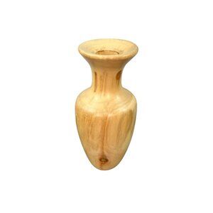 Colorado Hand Turned Wood Vase / Candle Holder Cabin Lodge Rustic